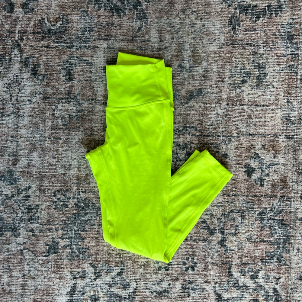 Neon Yellow Wunder Under Leggings
